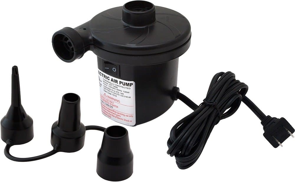 Airtek 120V AC Electric Air Pump for Airbeds, Air Mattress and Toys HT-196B