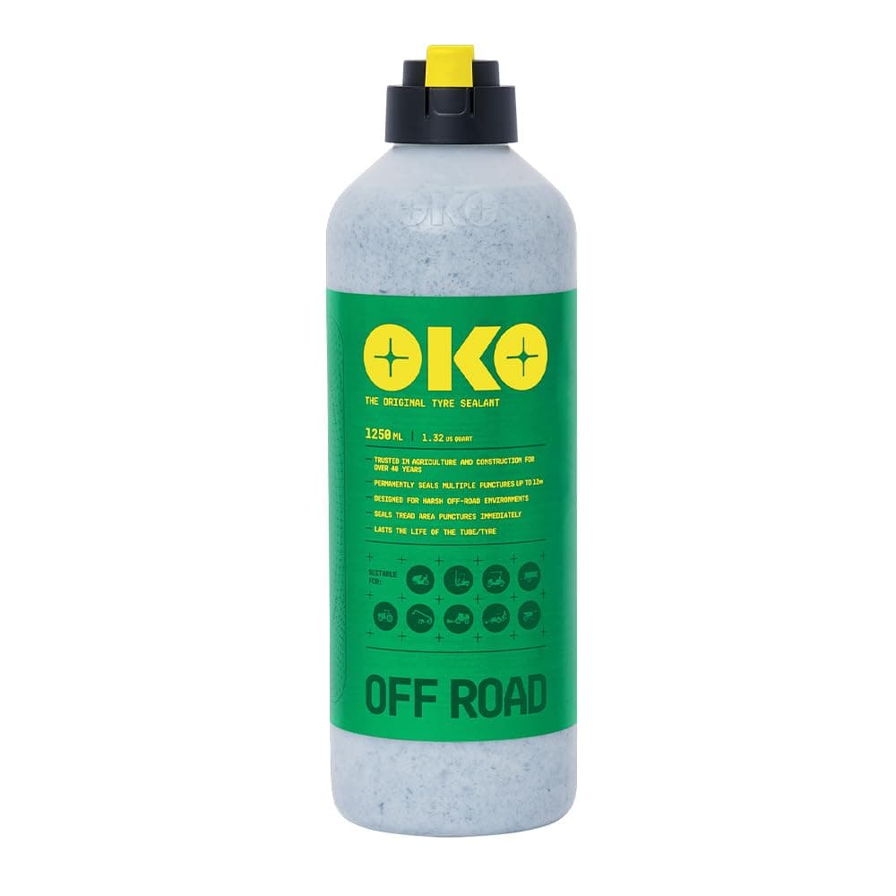 OKO Off-Road Tyre Sealant 1250ml – Heavy-Duty Puncture Protection for Tractors & Industrial Vehicles – Seals Up to 12mm – Long-Lasting, Non-Corrosive – Tubeless & Inner Tube Tyres
