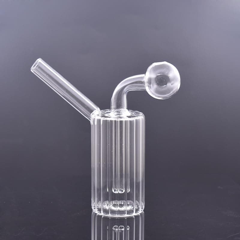 PARACITY Glass Bong Water Pipes with Thick Clear Recycler