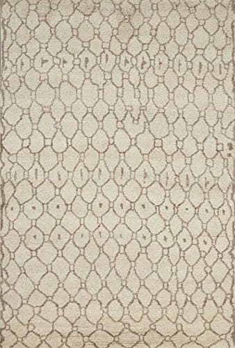 Feizy Rugs Barbary Collection Imported Area Rug, 2' x 3', Natural/Ecru