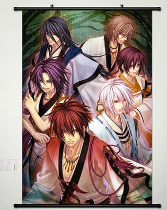 Home Decor Anime Hiiro no Kakera Whole Roles Wall Scroll Poster Fabric Painting Japanese Cosplay 23.6 X 35.4 Inches -006