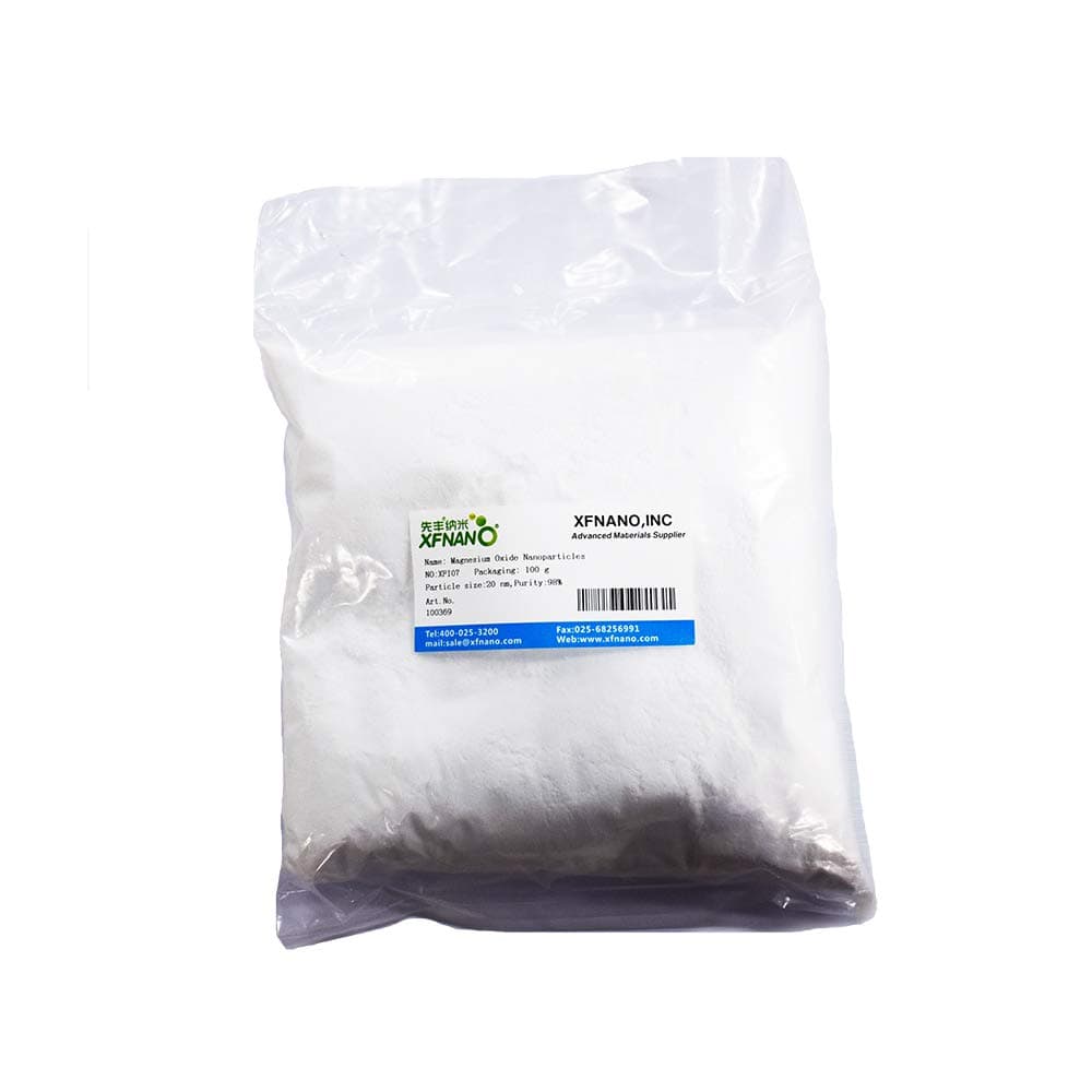 Research Grade Ultrafine 20nm Nano Magnesium Oxide Powder MgO Nanoparticles Nanopowder with 98% Purity