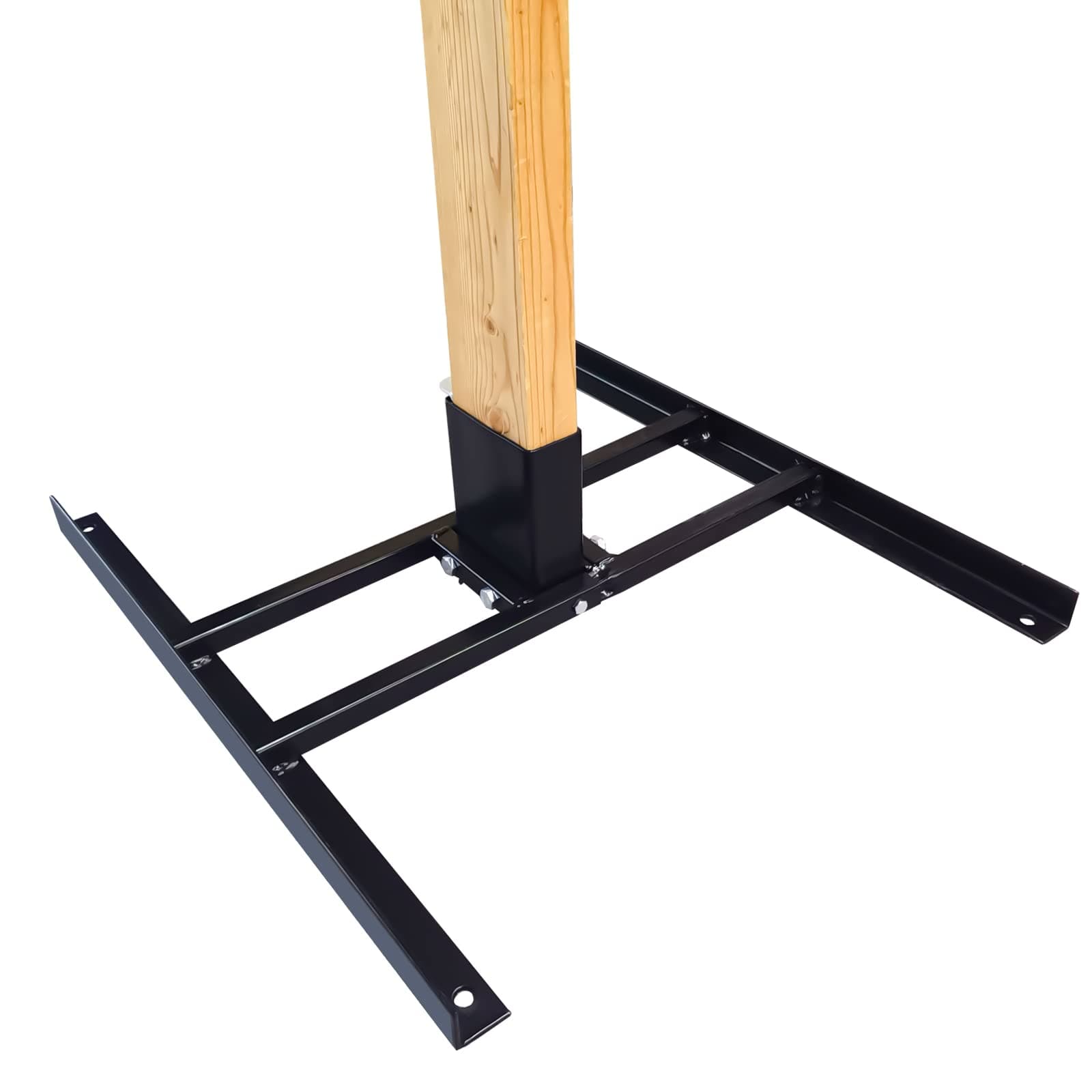2x4 Target Stand Base for AR500 Steel Shooting Targets - Double T-Shaped Base - Easy to Carry