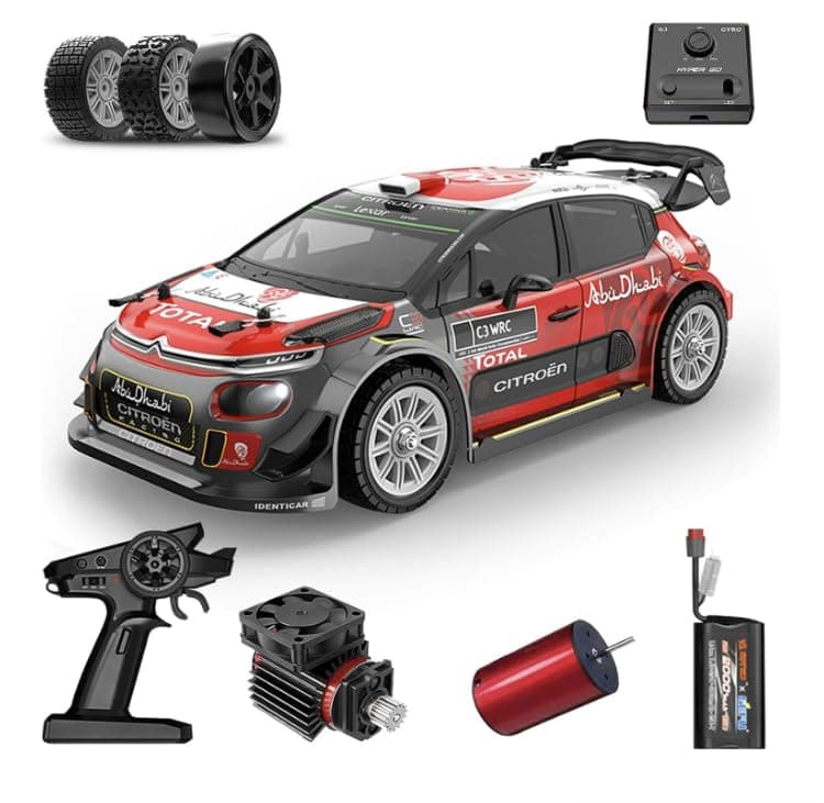MJX 14303 1:14 RC Drift Rally Car - 2.4G High Speed Brushless 4WD Off-Road Remote Control Car for Adults