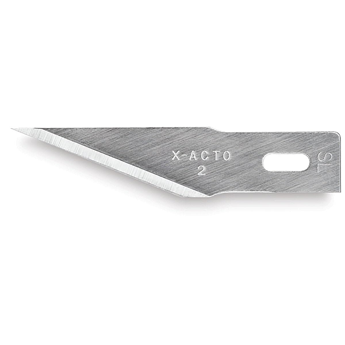 X-Acto X202 No. 2 Large Fine Point Blades (Pack of 5); For Precision Cutting of Medium to Heavy Weight Materials; Easily Cuts Wood, Paper, Plastic, Metal, Film and Acetate