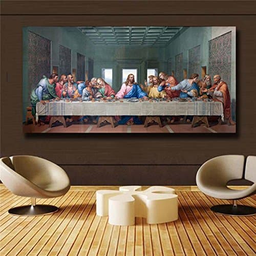 Earth Village Art Leonardo Da Vinci The Last Supper HD Print On Canvas Huge Wall Picture