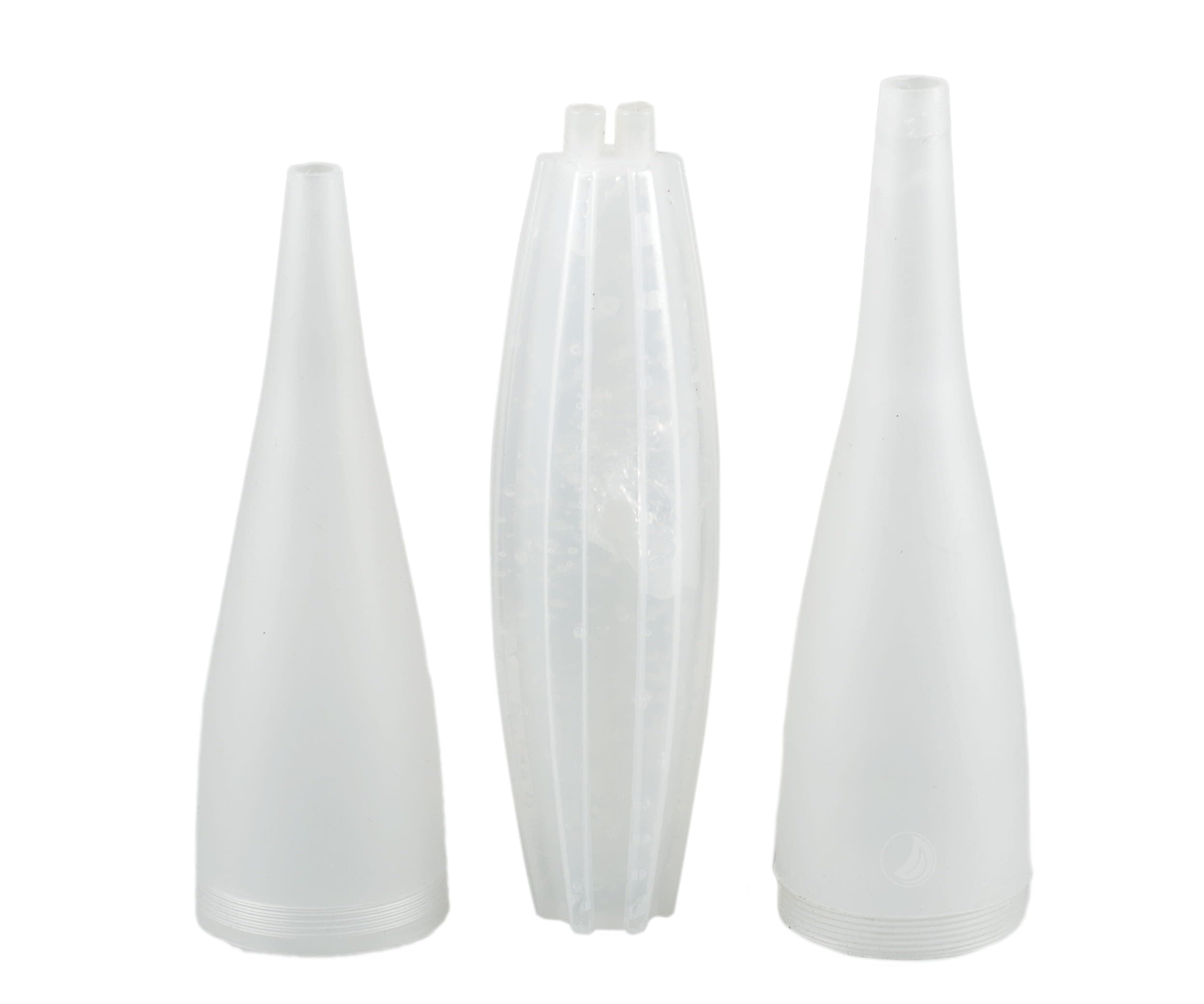 Ice Bazooka 2.0 Screw-On Ice Mouthpiece for Shisha with Ice Pack Transparent