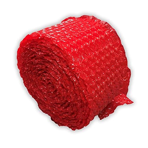 Mrboxonline Red Bubble Cushioning Red Hearts Design for Wrapping and Packing of Items During Shipment by Sealed Air