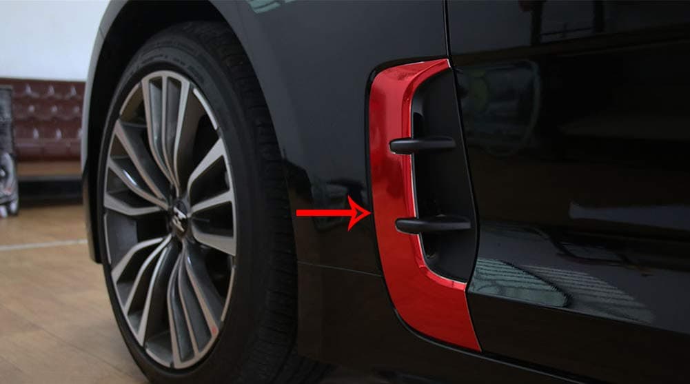 Zenocide Red Side Garnish Decal Sticker for Kia Stinger 2018