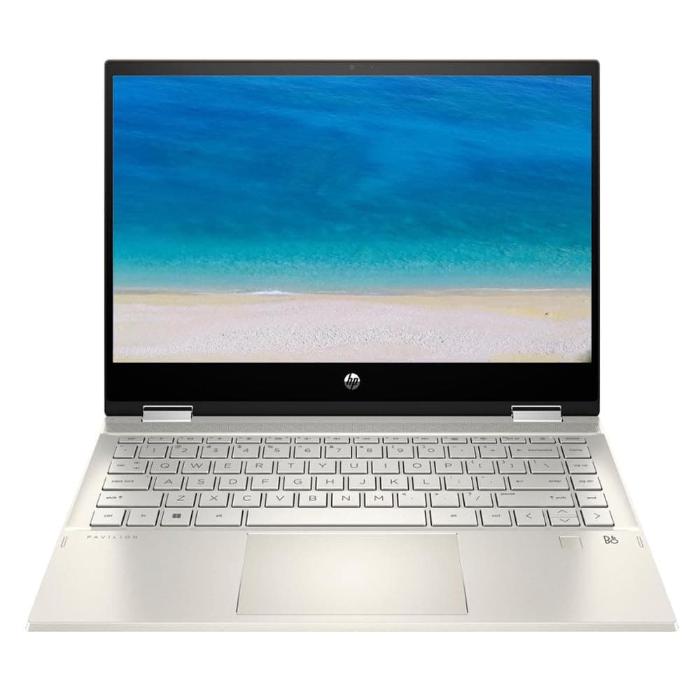 Pavilion X360 2-in-1 14" FHD IPS Touch-Screen Laptop Computer, Intel 11th Generation Core i5-1135G7, 8GB Memory, 256GB NVMe SSD, Intel Iris Xe Graphics, Windows 11 Home, Warm Gold - 14-dw1013dx