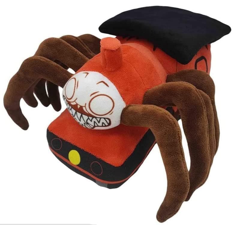 Choo Choo Charles Plush Toy, 8.7-Inch Spider Train Doll, Gift for Kids Fans, Train Toy Spider Stuffed Animal