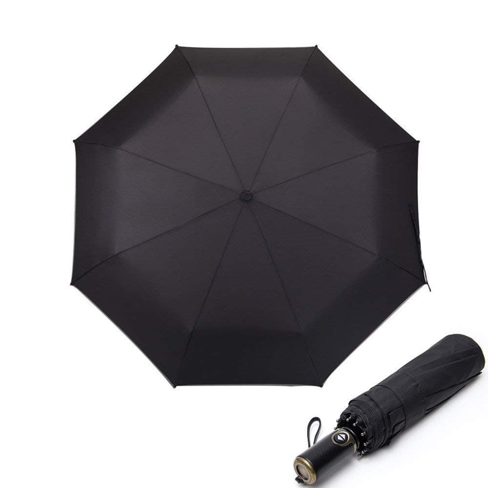 KAILEDI. Umbrella, Auto Open Close Travel Umbrell Windproof,Outdood Golf Umbrella(Black)