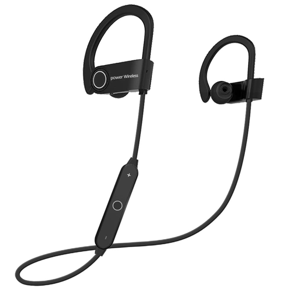 Haliete Wireless SoundBuds Wireless Bluetooth Headphones Noise Cancellation, Bluetooth 4.2 Sports Earphones + EDR, Workout Earbuds - Ergonomic Running Earphones