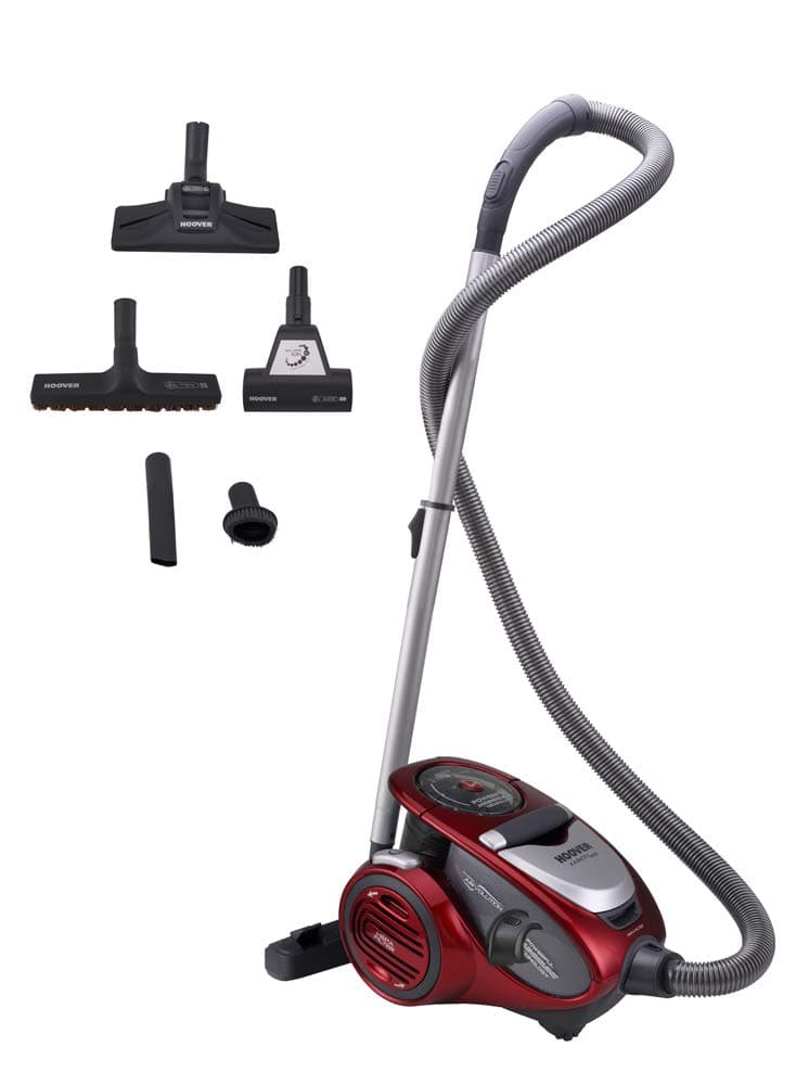 Hoover XP 25 XARION PRO XP81 XP25 Allergy Care Bagless Vacuum Cleaner 1.5 Litres, Red/Grey [Energy Class A]
