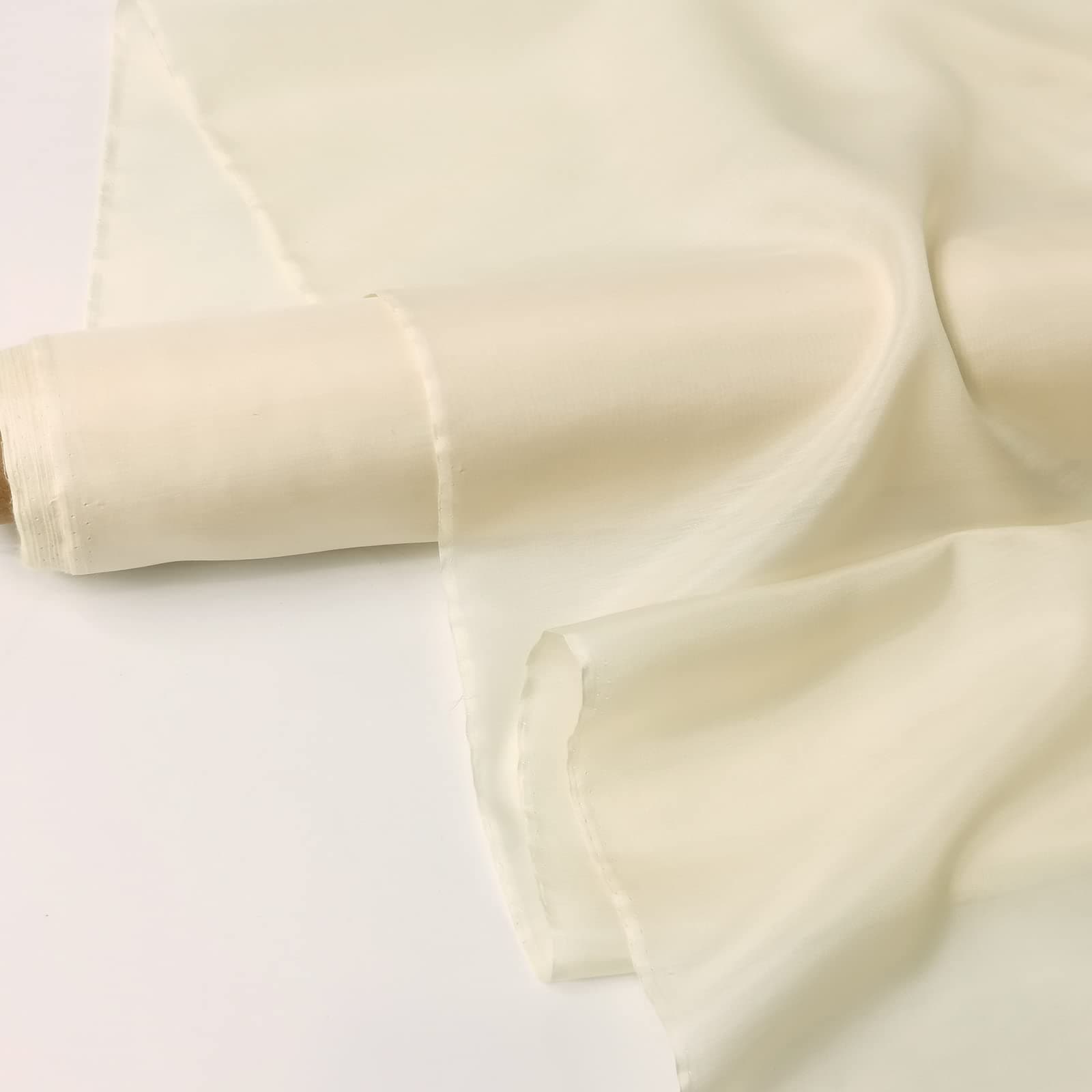 Fashion Beide Silk Cotton Fabric Soft Silk Linings Sewing Material Dress Gown Scarf Lining Fabric Tissue DIY Tissue 100cm*140cm (#19 beide)