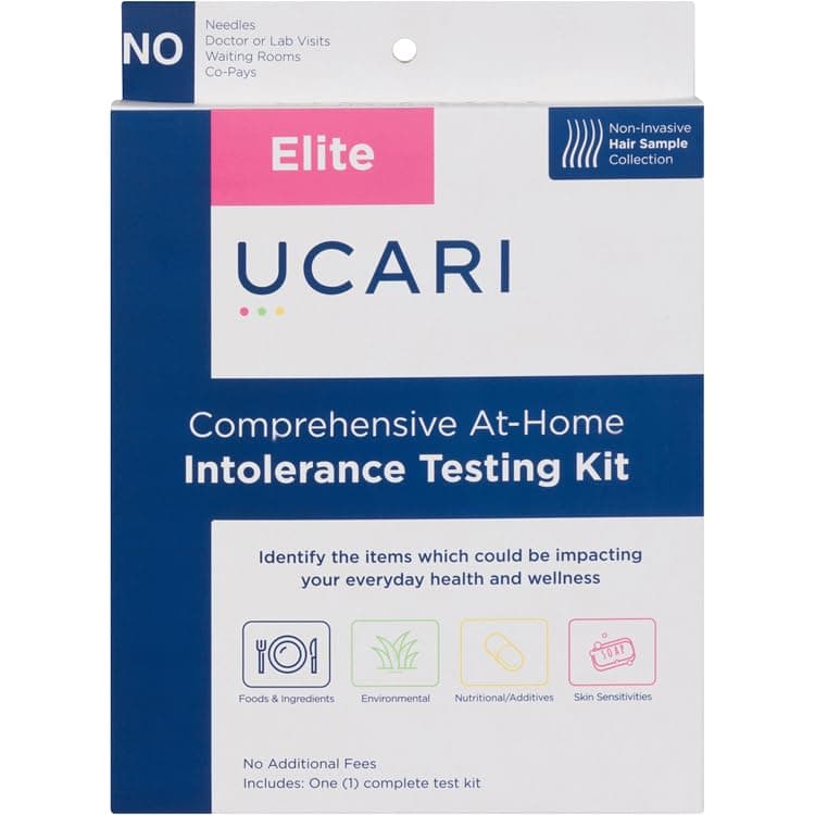 UCARI Sensitivity Test for Humans | Screens for 1500+ Intolerances | Food & Nutritional Analysis | Non Invasive Home Test Hair Sample Method | Results in 48 Hours | Adults & Kids