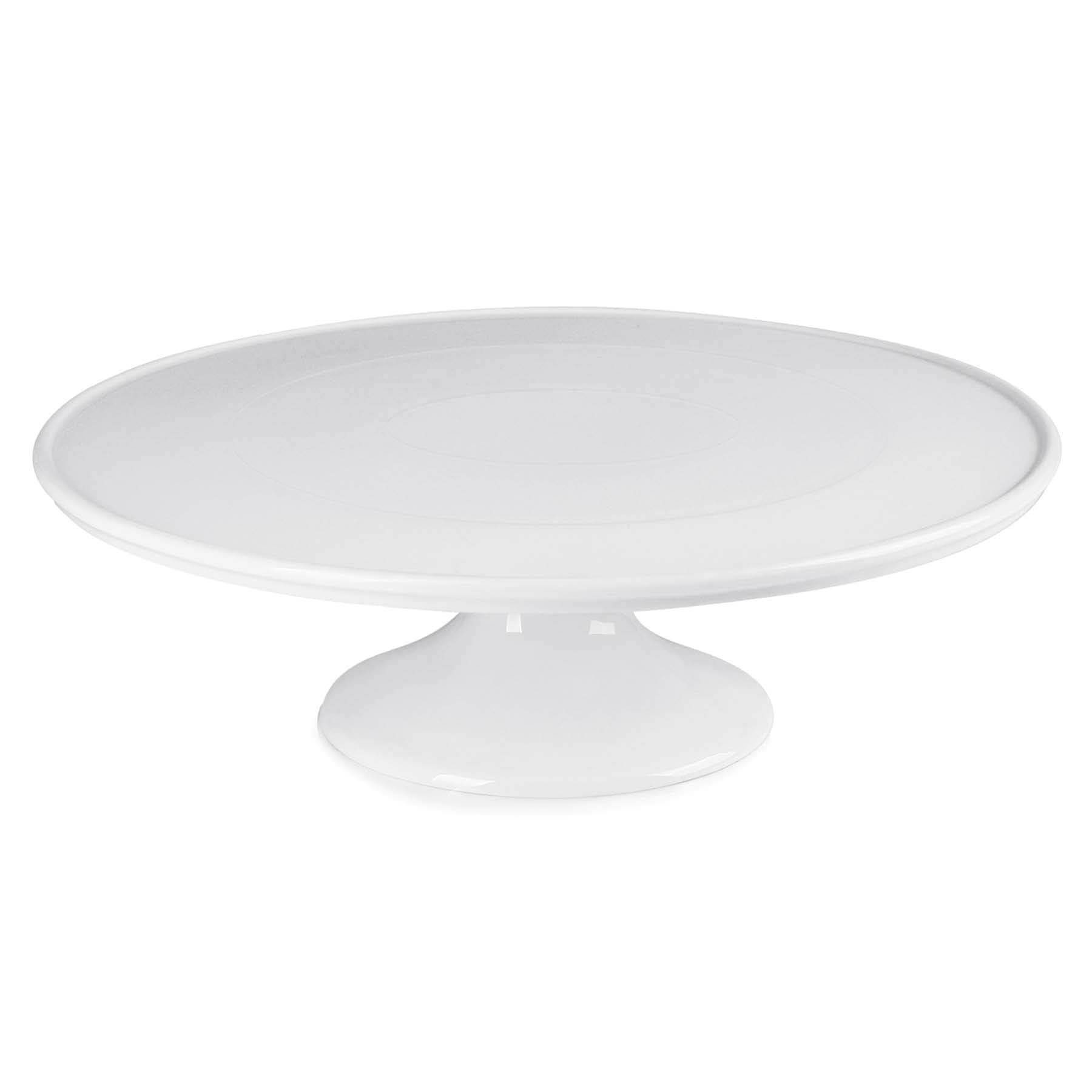 Sweese Porcelain Cake Stand 12-Inch, Round Dessert Display, Elegant White Cupcake Holder for Celebrations, Weddings, Parties – Versatile Serving Platter Premium