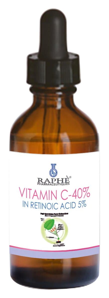 RAPHE PHARMACEUTIQUES High Potency Vitamin C-40% Concentrate Gel in Retinoic Acid, 60ml