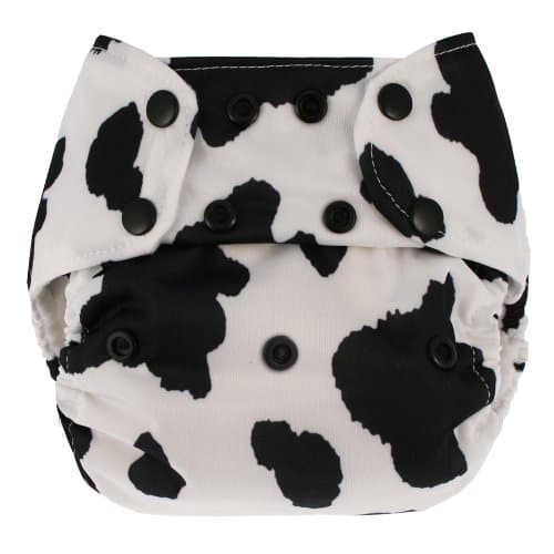 Swaddlebees Econappi Diaper Snaps, Cow (Discontinued by Manufacturer)