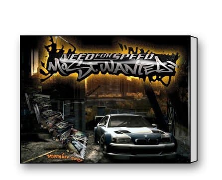 Funnyone Custom Modern Wall Art Decoration for Home Need For Speed Most Wanted Canvas Prints