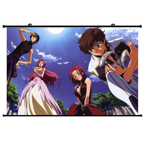 Code Geass Lelouch of the Rebellion Anime Wall Scroll Poster (24''16'') Support Customized