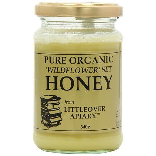 (12 PACK) - Littleover Apiaries - Organic Set Wildflower Honey | 340g | 12 PACK BUNDLE