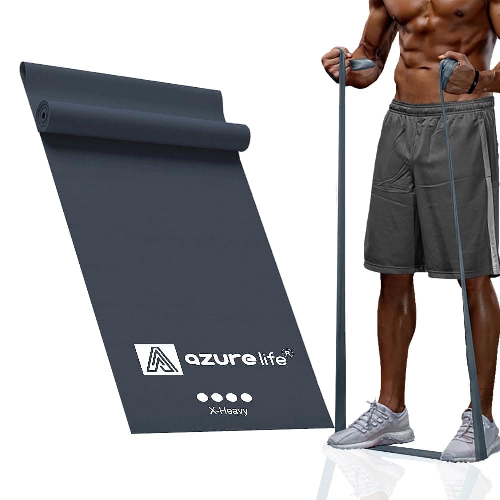 Professional 8 Yards Bulk Resistance Bands Rolls or 5,6,7 ft. Long Non-Latex Elastic Exercise Bands, Stretch Bands for PT, Yoga, Pilates, Rehab, at-Home or The Gym Workouts