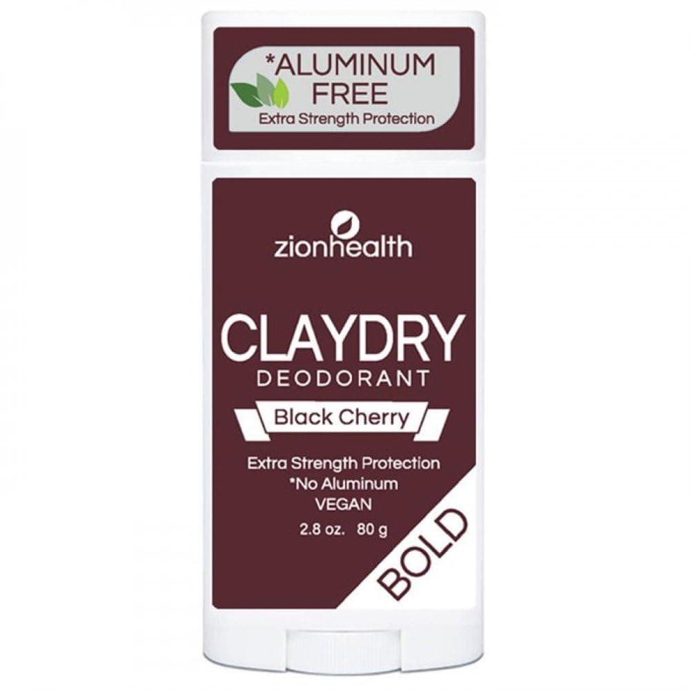 Adama Minerals Zion Health Claydry Natural Deodorant- Black Cherry Unisex