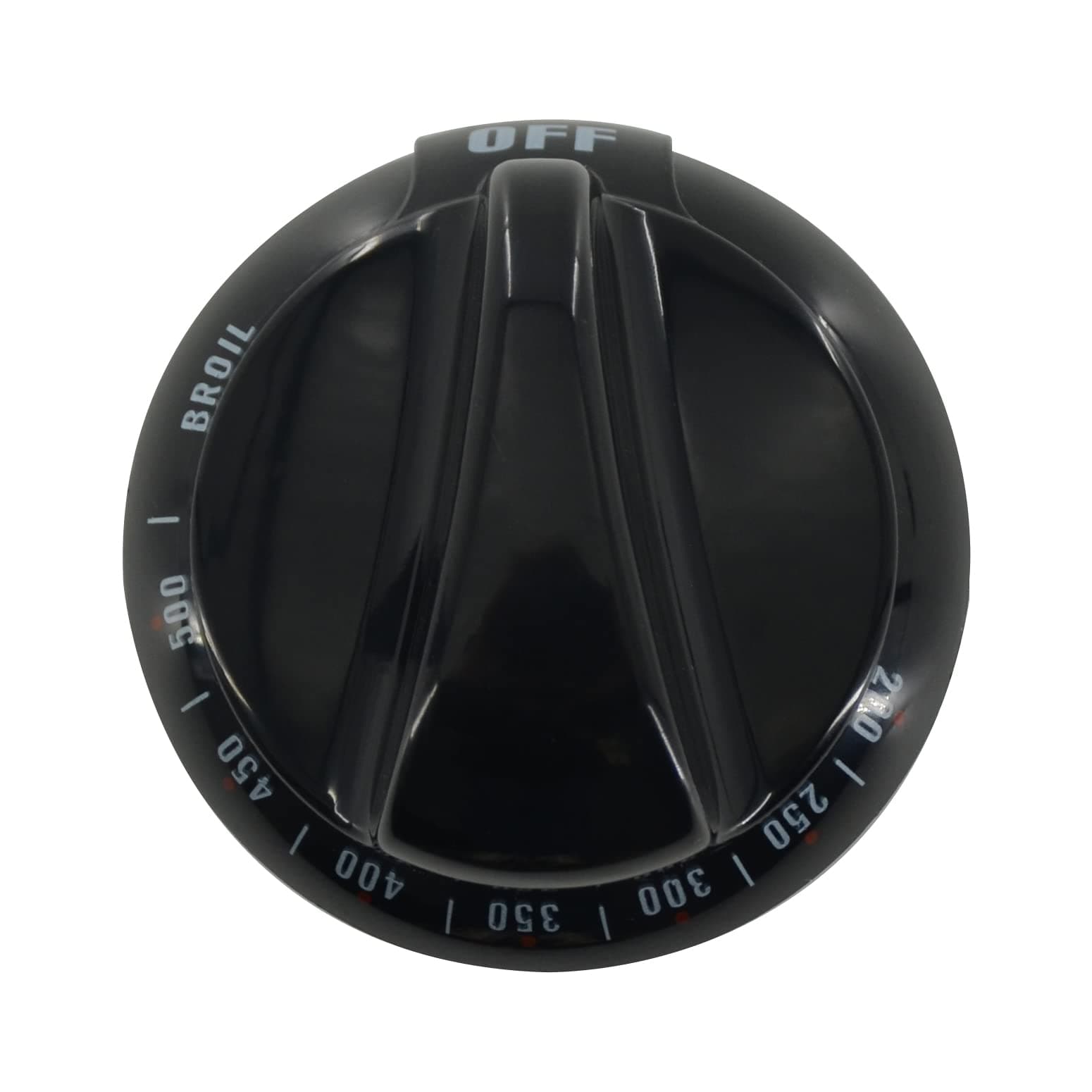 WB03K10037 Thermostat Stove Control Knob Black Compatible with GE & Hotpoint Range Oven Kitchen Burner Accessories Replace Numbers AP2014849, 242683, AH225986 (1PC)