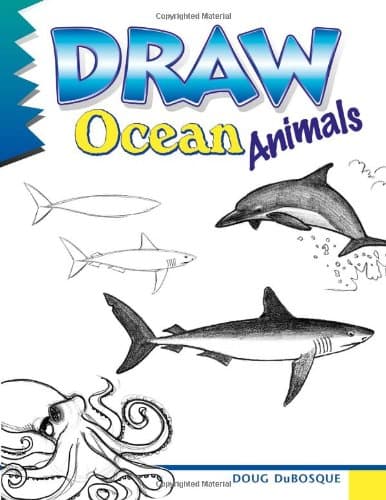 Draw Ocean Animals Paperback – January 1, 1994