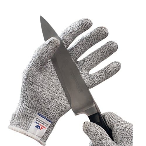 Armour Wear Cut Resistant Gloves - High Performance Level 5 Cut Protection, Food Grade. Size Medium.
