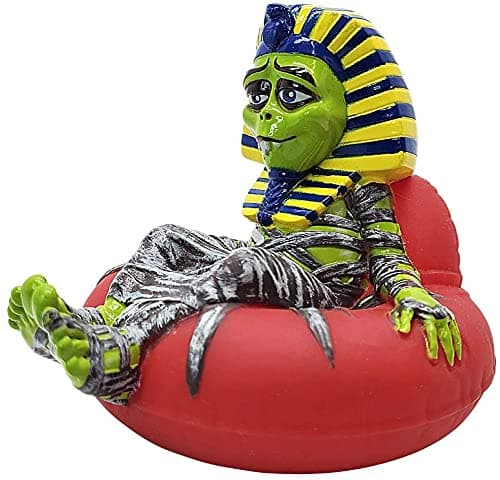 NOT ANOTHER RUBBER DUCKY! Mummy - Premium Bath Toy Collectible - Classic Monsters & Halloween Themed - Perfect Present for Collectors, Celebrity Fans, Goth, and Horror Enthusiasts