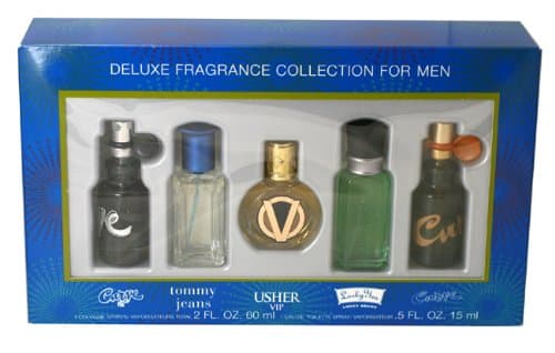 Deluxe Fragrance Collection by Various Designers for Men Gift Set, 5 Piece