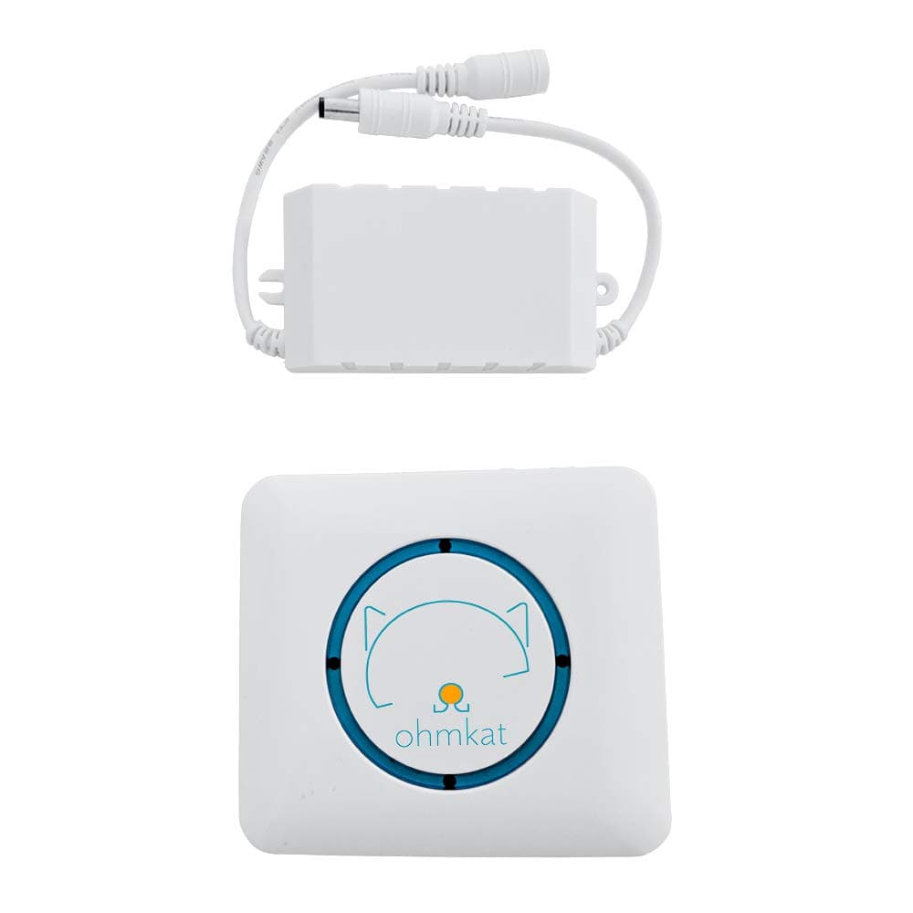 OhmKat Wireless Universal Video Doorbell Chime (Patented) - For Use with Wired Nest, Blink, Ring, August, Skybell, Simplisafe, Alula & Compatible OhmKat Video Doorbell Power Supplies