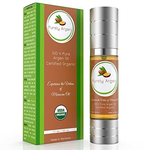 PREMIUM BEARD OIL by PURELY ARGAN: Organic 100% Pure Argan Oil for Beard. Certified USDA 50ml/1.7 Oz