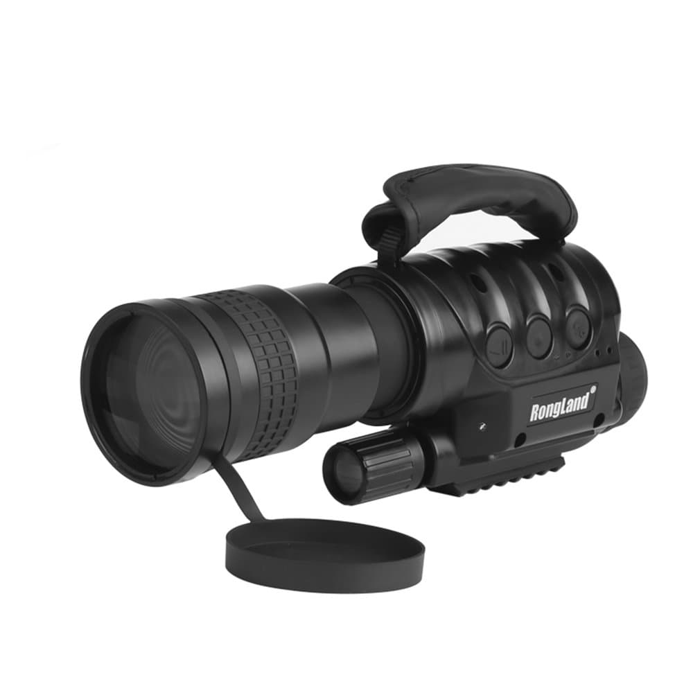 Rongland 7x60mm Digital Night Vision Monocular 1.3MP CCD Sensor 7x Zoom Weather Proof Design with 4GB TF Card