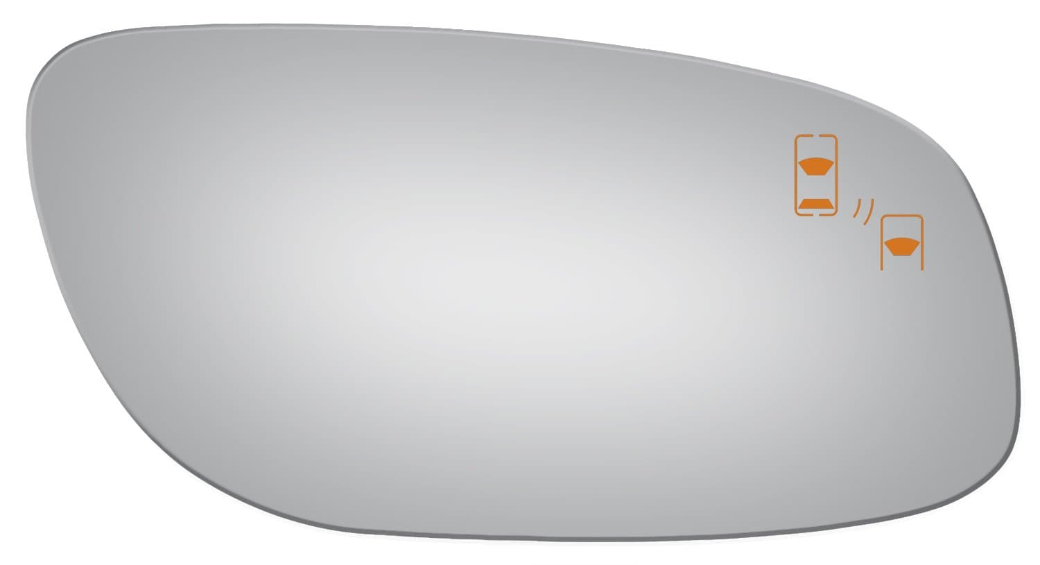 5387B Redi-Cut Right Side Mirror Glass w/Blind Spot for 10-14 Ford Taurus