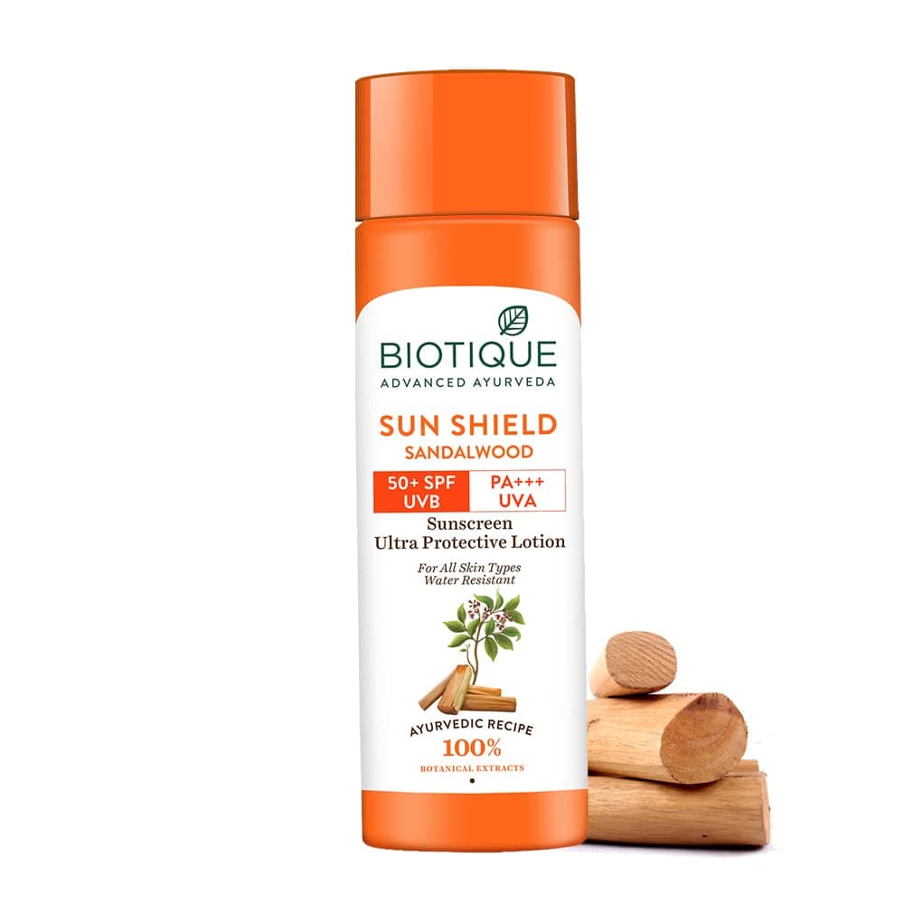 Sandalwood Face and Body Sun Lotion SPF 50 UVA/UVB Sunscreen