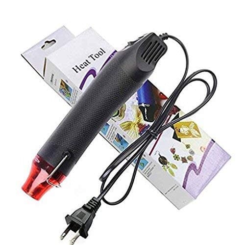 Yangbaobao Art Hot Air, Portable Mini, 300W, Drying Paint Gun, Electrical Heat Tool for DIY Embossing Shrink Wrapping (Black)