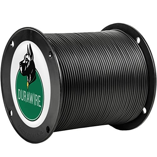 DuraWire - Solid Copper Core 500 Foot Spool of 14 Gauge Wire with .045" Insulation - Heavy Duty Insulated Underground Boundary Wire for Electronic Pet Fence System