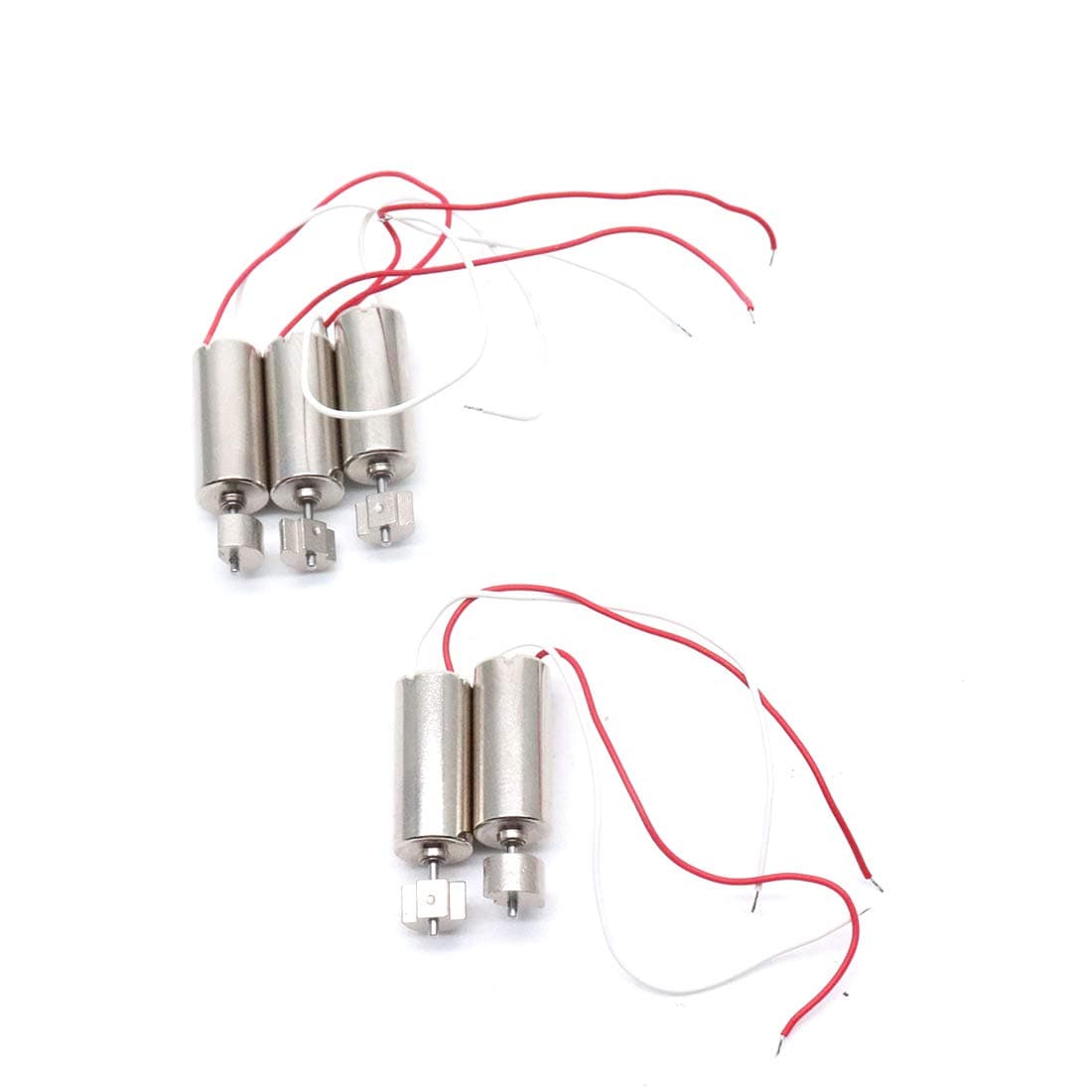 Hxchen DC1.5-4.5V 13000RPM Mobile Phone Micro Vibrating Motor 6x14mm for Toys DIY - (5 Pcs)