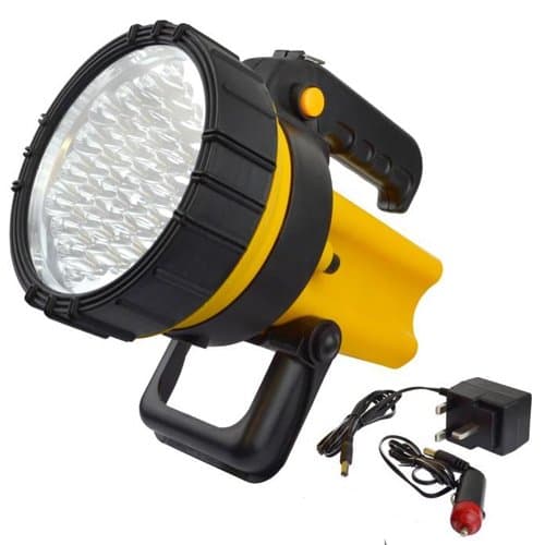 37 LED Torch Rechargeable Spotlight Lantern Work Light 1 Million Candle Power