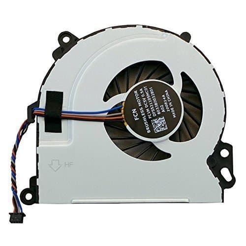 iiFix New CPU Cooling Fan Cooler for HP Envy TouchSmart 15 15-J 15T Envy 17, M7-J010DX, P/N: 6033B0032801 720235-001 720539-001 KSB06105HB-CJ1M, 4 Wires/ 4 pins Connector