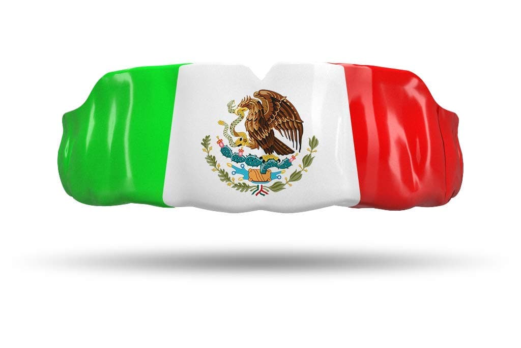 Impact Custom Mouthguard Boxing, MMA, Muay Thai Sports s for Youth Adults, Professional Custom-Fit, Mexican Flag
