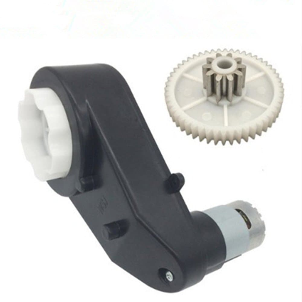 550 15000RPM Gearbox with 12V Motor,Electric Motor with Gear Box for Kids Electric Cars RC Car and Motorcycles Universal RS550 Drive Engine Match Children Ride on Toys