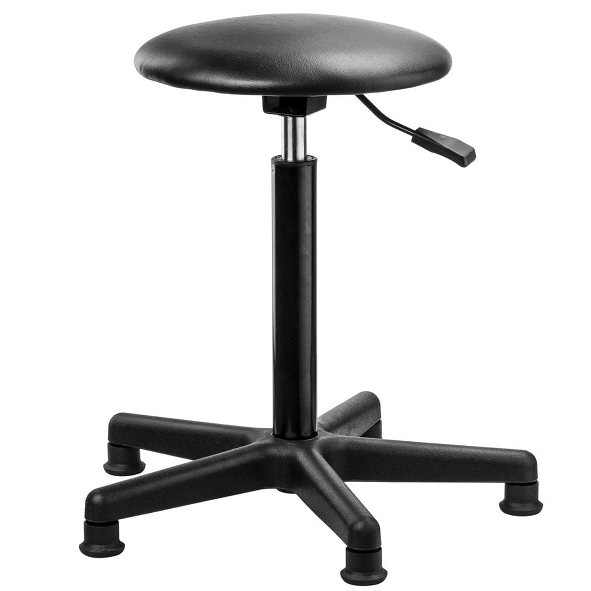 Flashpoint 20-30" Posing Stool, Photography Stool Perfect for Studio, Home & On-Location Photography w/14 Comfortable Padded Seat, Pneumatic Height Adjustment, 5 Pedestal Feet & Locking Lever Handle