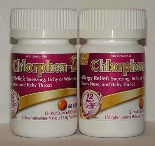 Chlorpheniramine Maleate Extended Release, 12 Mg, 120 Tablets by Chlorphen-12