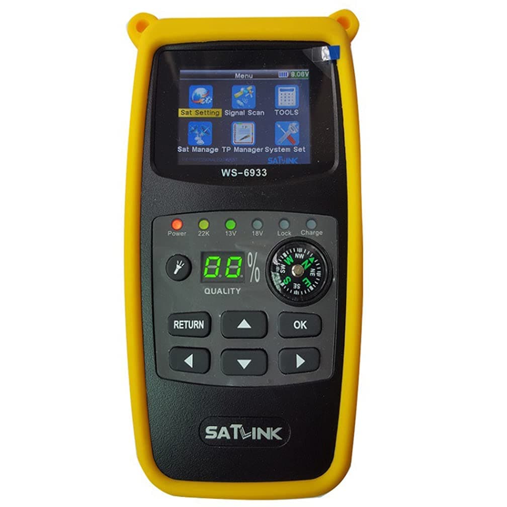 Satellite Finder Satlink WS-6933 Digital Satfinder DVB-S2 2.1 Inch LCD Display FTA C&KU Band WS 6933 WS6933