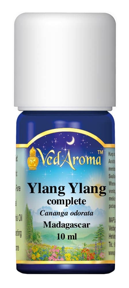 VedAromaYlang Ylang, Complete Certified Organic Therapeutic Grade Essential Oil 10 ml