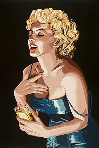 Chanel No. 5 Marilyn Monroe CANVAS by Karl Black 18x12 Gallery Wrap Art Decor